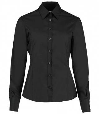 Kustom Kit K743F Ladies Long Sleeve Tailored Business Shirt